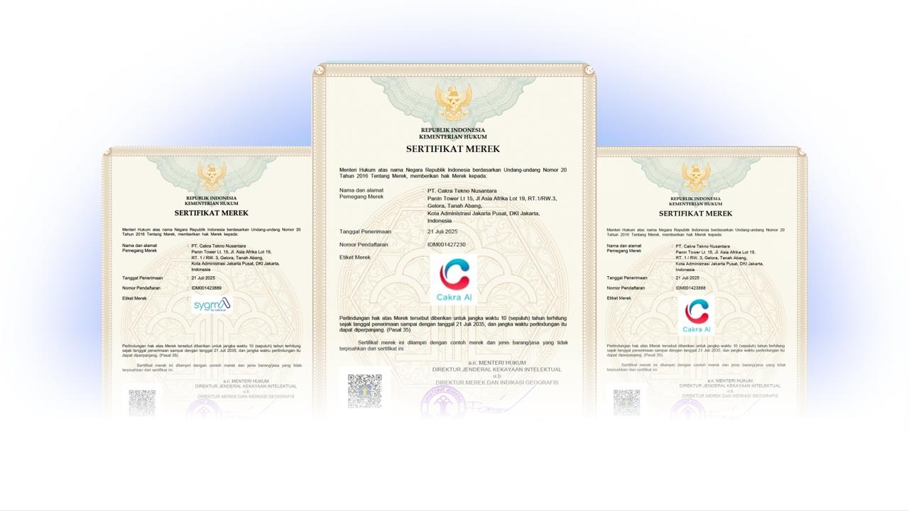 Cakra AI Secures Trademark Certification