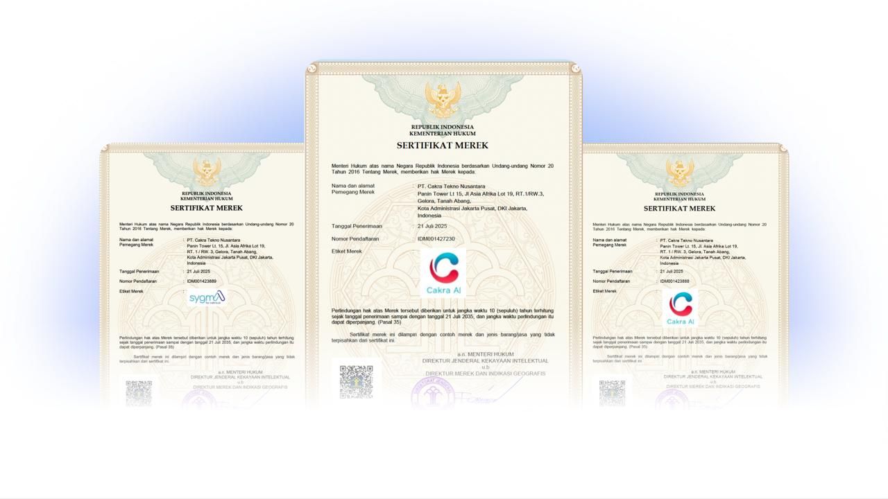 Cakra AI Secures Trademark Certification